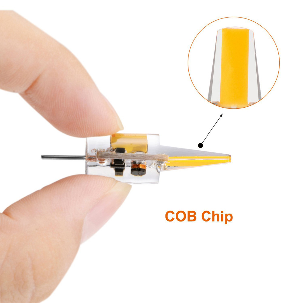 SMD Lighting LED žárovka G4 12V COB 2,5W teplá bílá