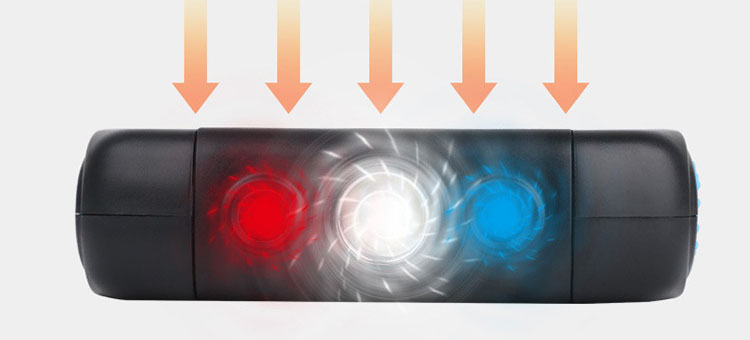 Speed S1032 Solární Powerbank 10000 mAh, černá, 3x LED