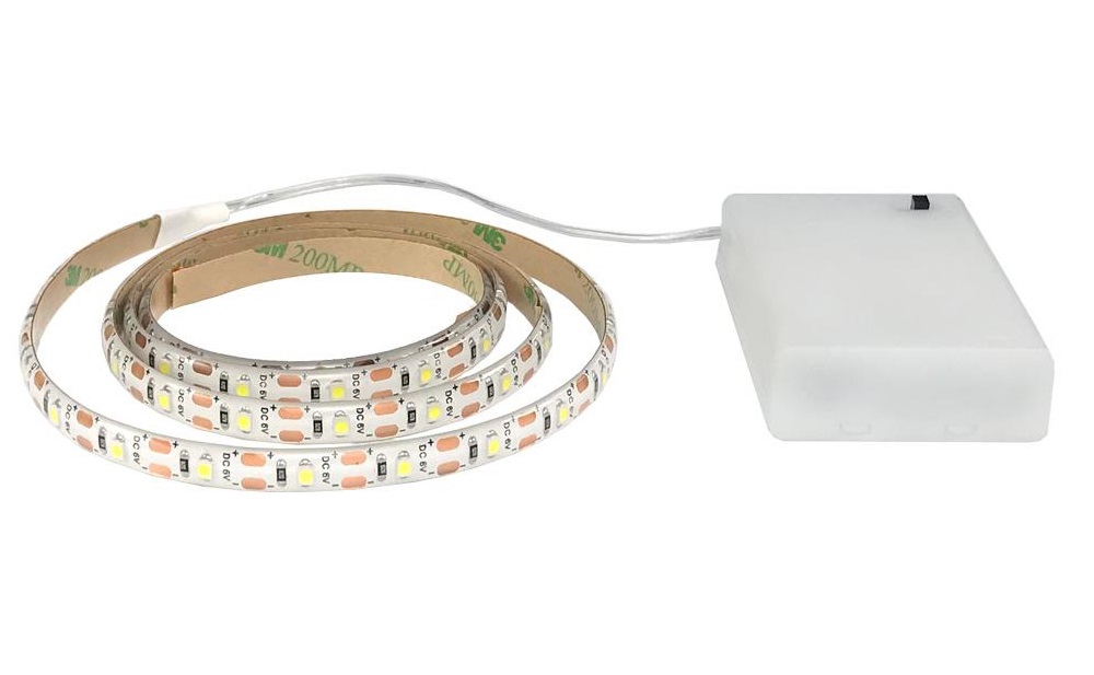 Lighting B3512 LED pásek čistá bílá na baterie 2 metry
