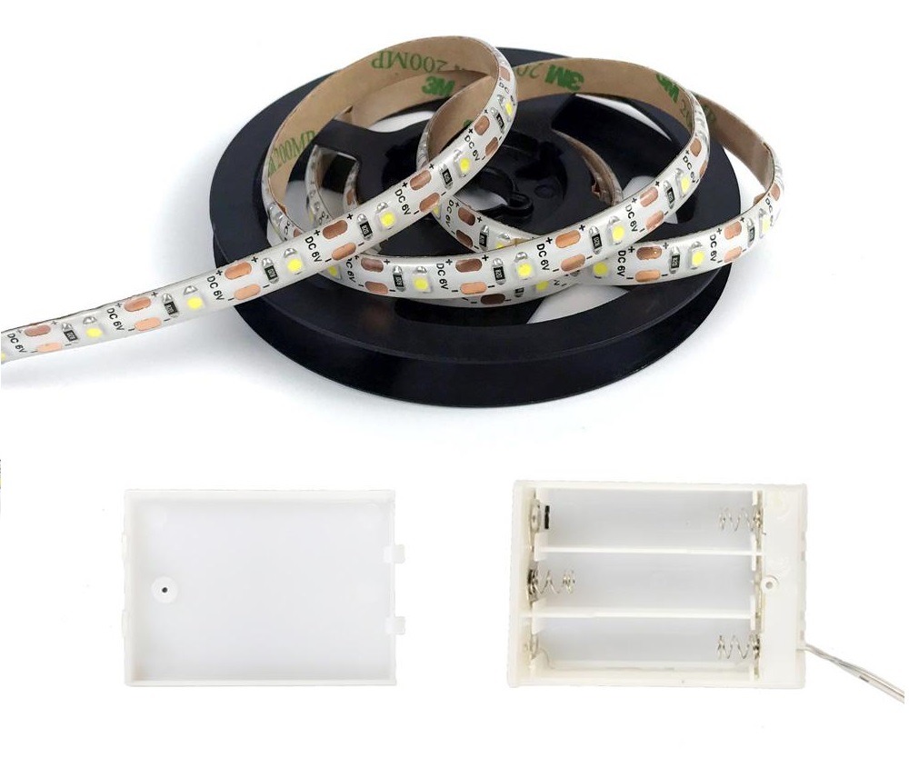 Lighting B3512 LED pásek čistá bílá na baterie 2 metry