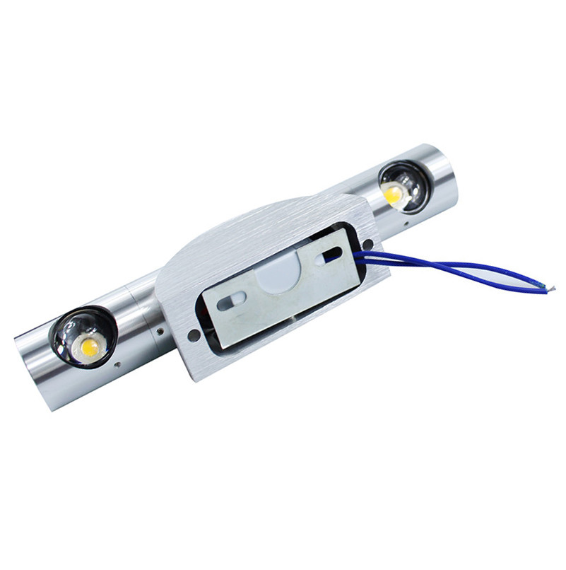 LED Light N2322 nástěnné svítidlo, bodové, 2x3W, teplá bílá 3000K