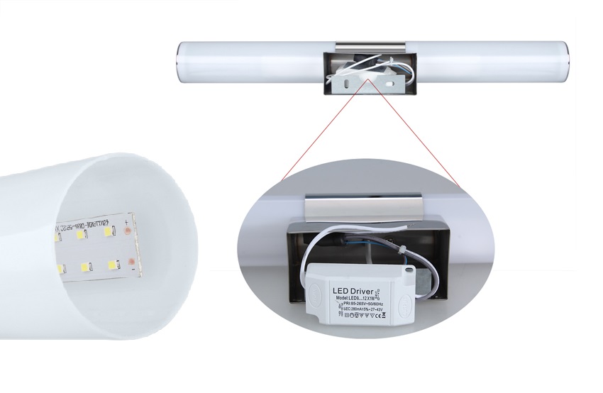 LED Light N1212 nástěnné svítidlo, interiérové, 12W, teplá bílá 3000K