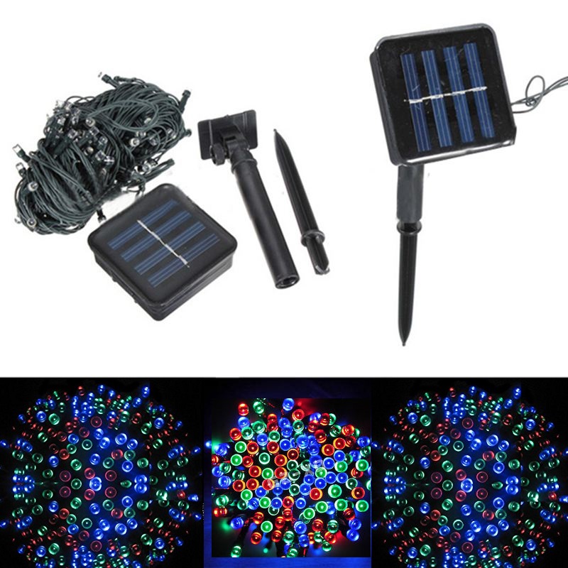 Solar SR203 Solární světelný řetěz RGB, 200LED/22Metrů