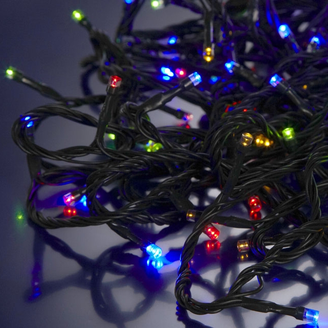 Solar SR203 Solární světelný řetěz RGB, 200LED/22Metrů