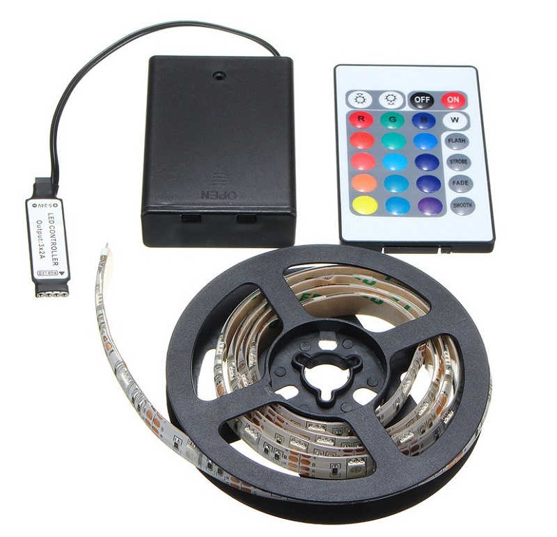 Lighting B5144 LED pásek 1 metr RGB na baterii