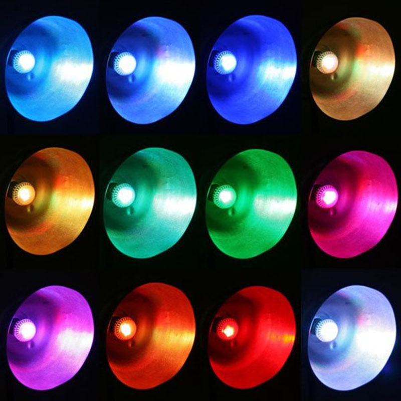 Barevná LED žárovka E27 4W RGB