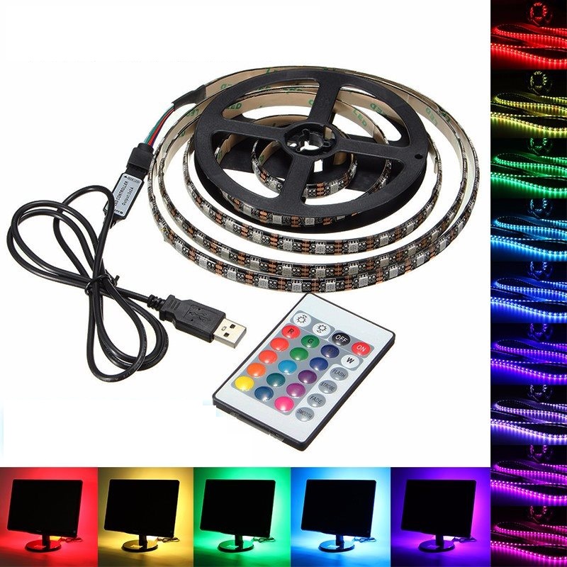Lighting USB5533 LED pásek RGB USB SMD5050 3 metry IP65
