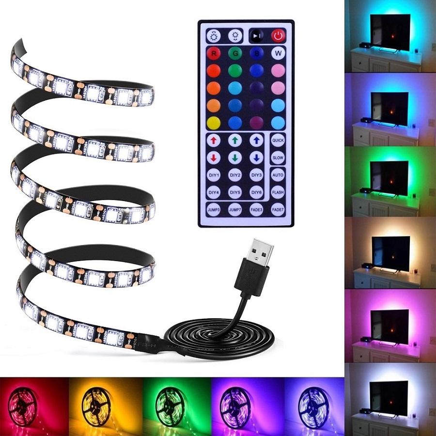Lighting USB5583 LED pásek USB SMD5050 RGB 3 metry IP65