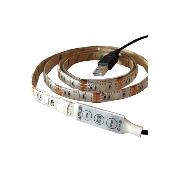 Lighting USB2305 LED pásek USB SMD3528 RGB 0,5metru voděodolný