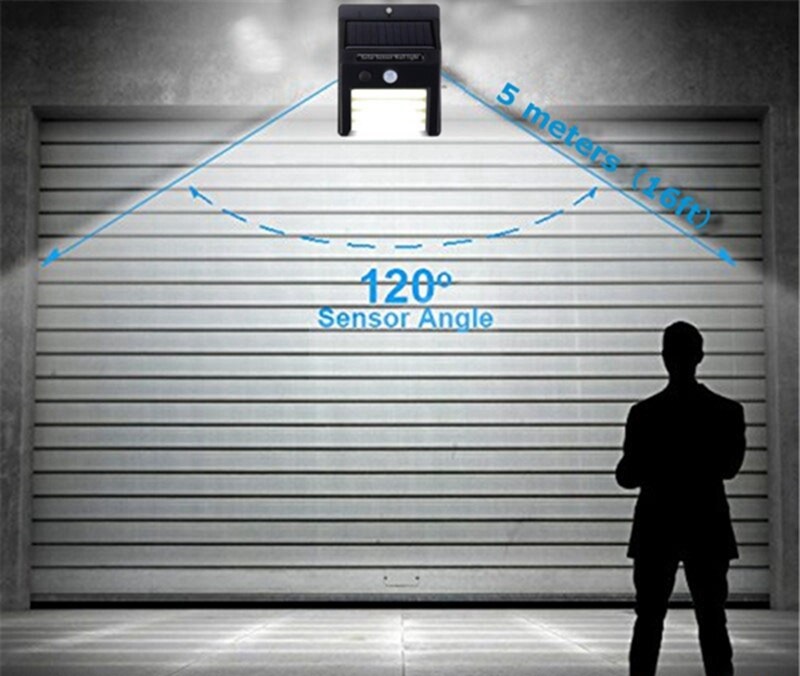 Solární LED světlo s PIR čidlem Solar 548 set 2 kusů