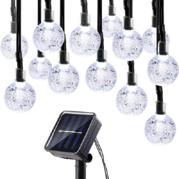 Solar 30/01 Solární vánoční řetěz - čistá bílá, 30LED/6Metrů