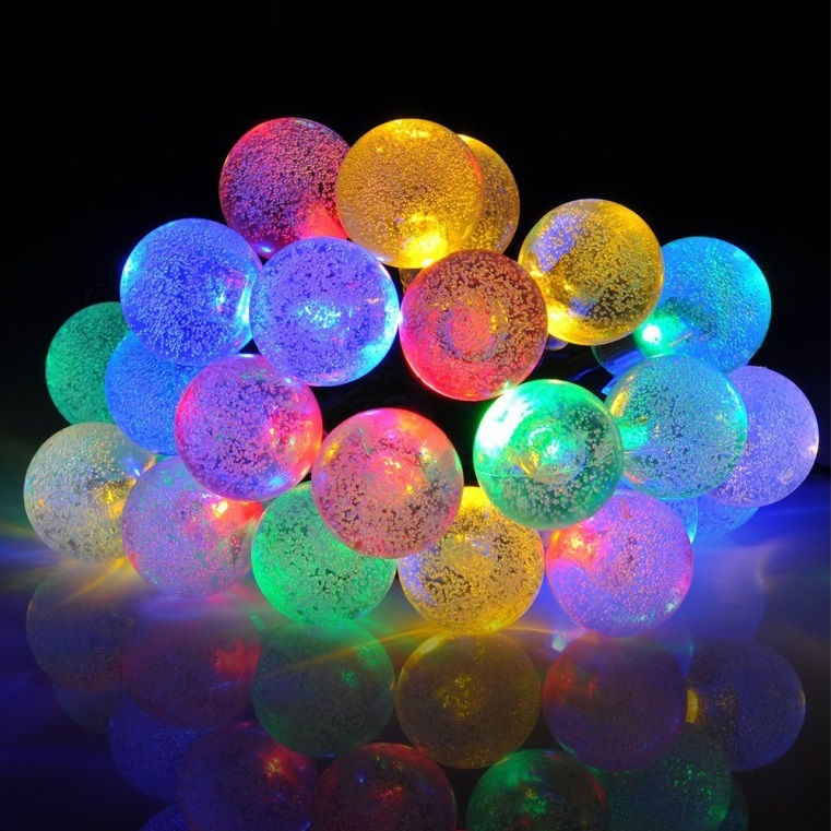 Solar 30/06 Solární vánoční řetěz - RGB, 30LED/6Metrů