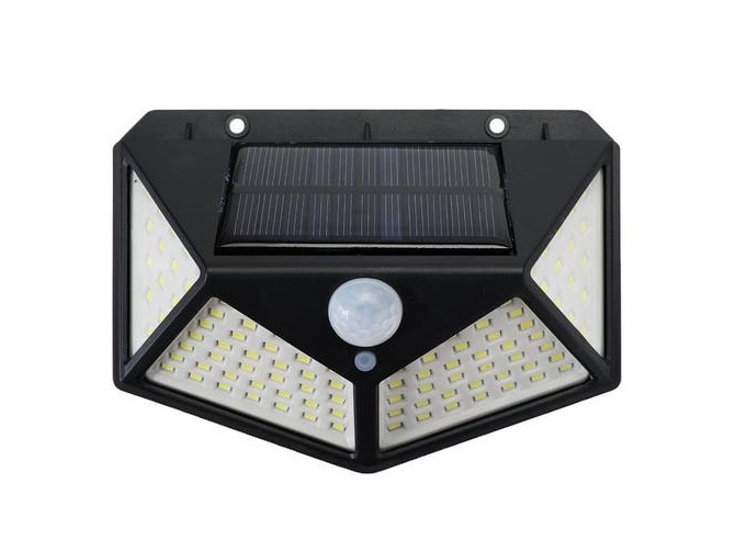 Solar SN100/2 Solární LED světlo s PIR čidlem 100x LED set 2 kusů