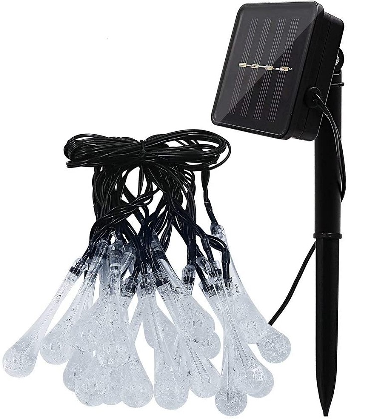 Solar R30/01 Solární vánoční řetěz - čistá bílá, 30LED/6Metrů