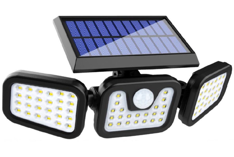 SOLAR S74 Solární nástěnné světlo s PIR čidlem
