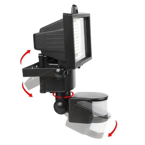 SL120  Solární reflektor 120x LED s PIR čidlem
