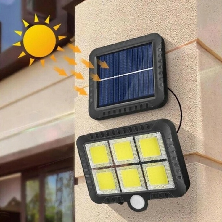 Solar S120 Solární LED světlo s PIR čidlem 120x LED COB