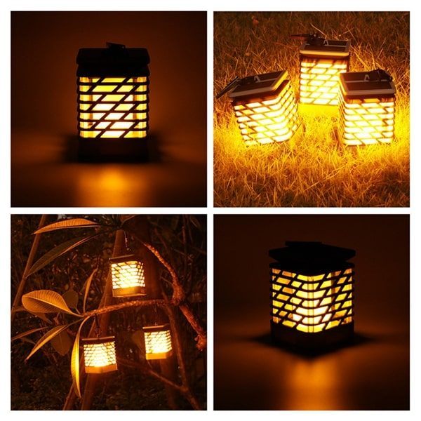 Solar SS12Z Solární zahradní světlo imitace ohně 12x LED