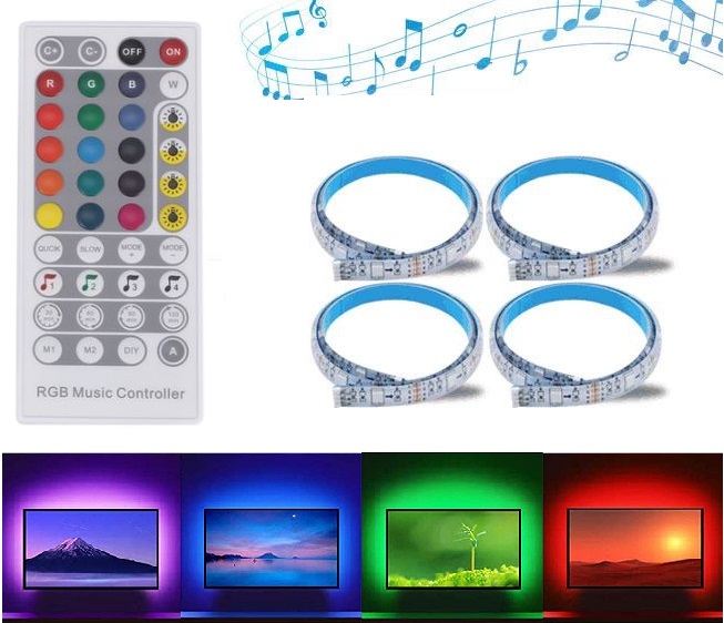 Lighting MW4x0,5 USB TV LED pásek RGB 2 metry Wifi