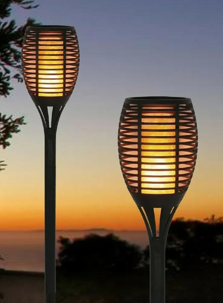 SOLAR S30/2 Solární lampa imitace ohně set 4 kusů