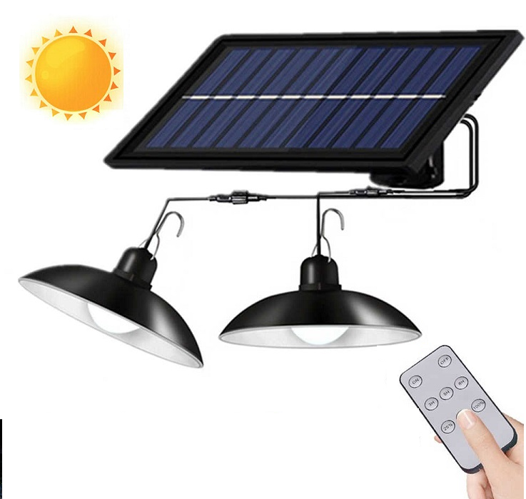 Solar SL30/2 Solární zahradní lampa čistá bílá 2x 30x LED