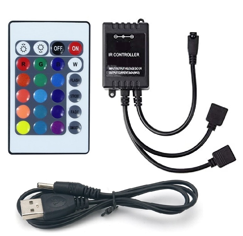 Lighting USB5501/4 LED pásek RGB USB SMD5050 2x2 metry IP65