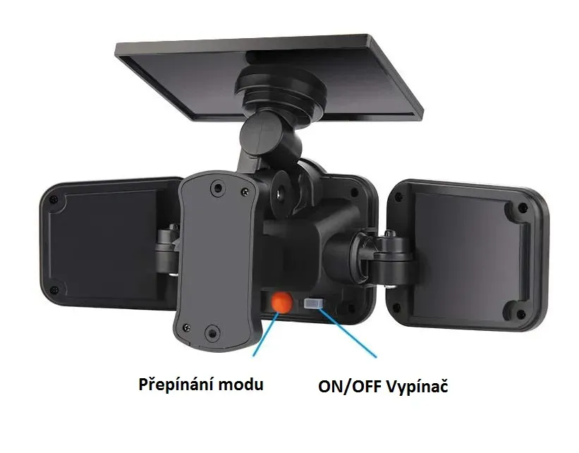 SOLAR S122 Solární nástěnné světlo s PIR čidlem