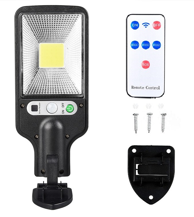 Solar 31/2 Solární světlo s PIR čidlem pohybu 30x LED dálkový ovladač set 2 kusy