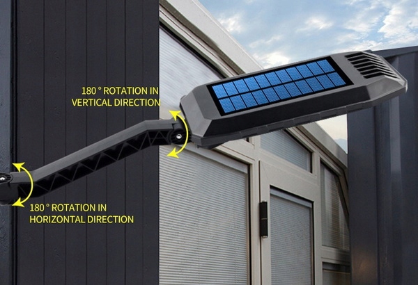 Solar COB-180 Solární lampa s PIR čidlem