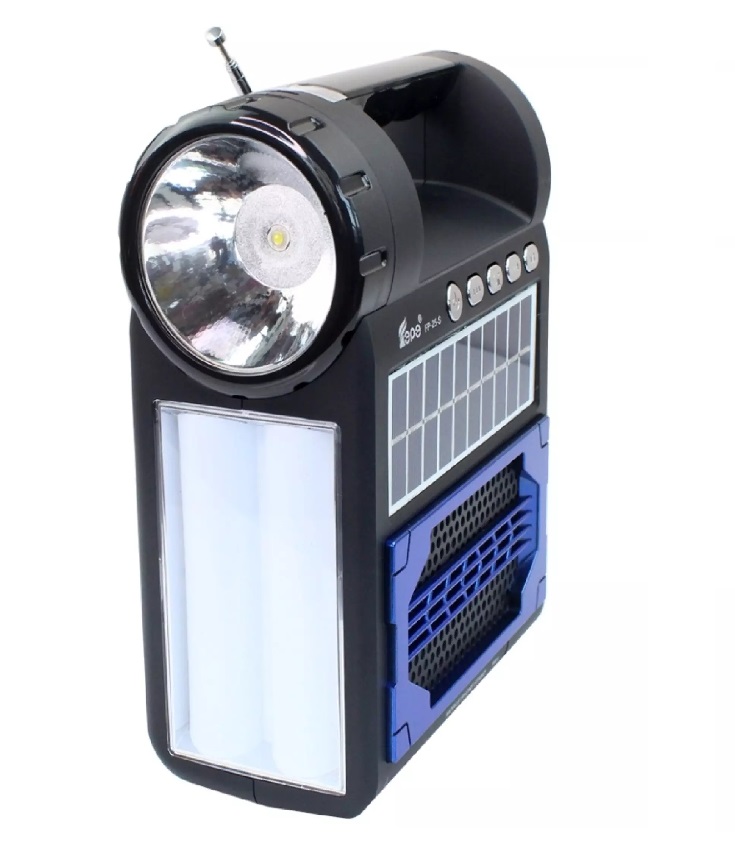 Speaker FP-25-S, Solární rádio, Bluetooth reproduktor, LED světlo