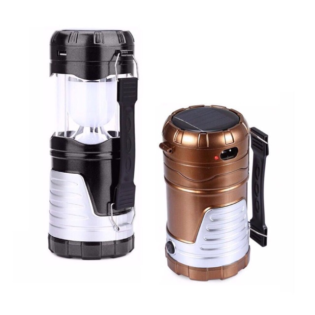 Solar SP7088A Solární osvětlení 1W USB hnědá