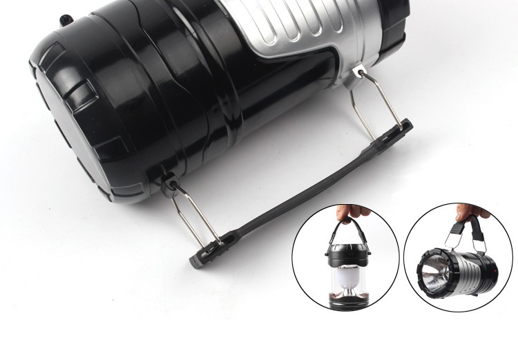 Solar SP7088A Solární osvětlení 1W USB hnědá