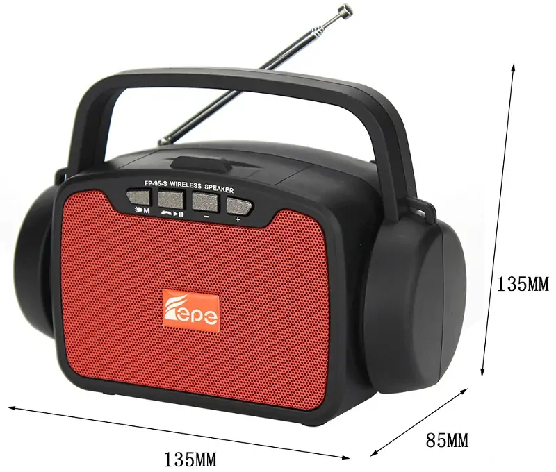 Speaker FP-95-S, Solární rádio, Bluetooth reproduktor, LED světlo