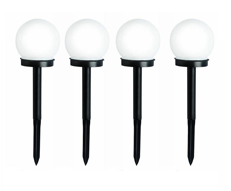 Solar S44 Solární zahradní lampa set 4 kusů