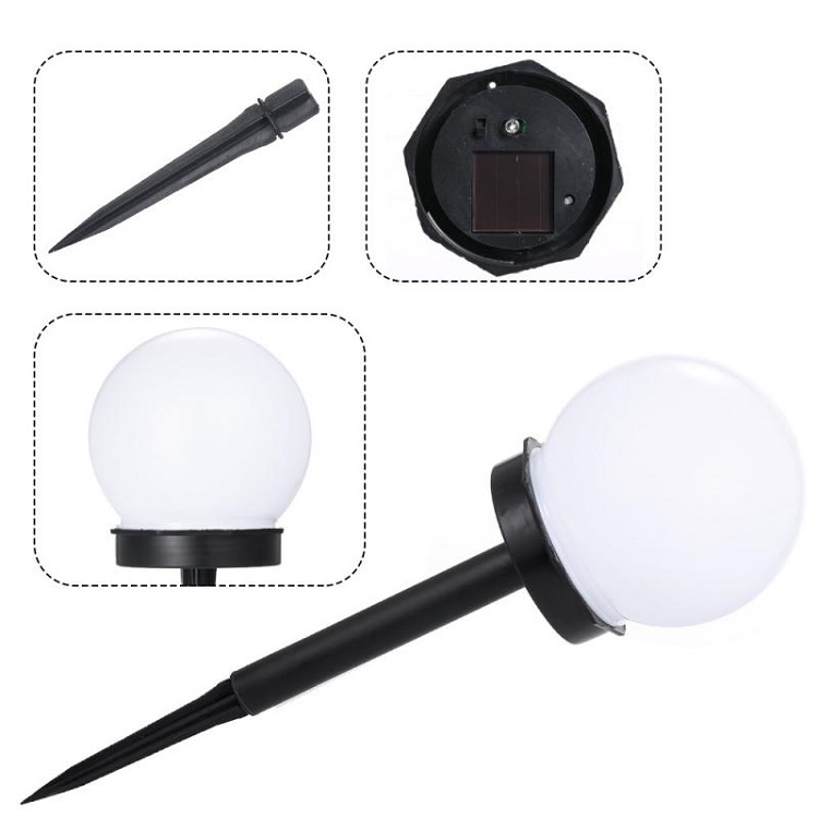 Solar S44 Solární zahradní lampa set 4 kusů