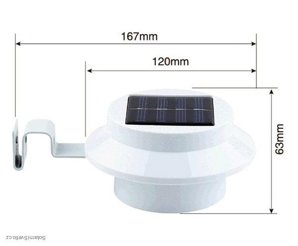 SOLAR SS/552 Solární nástěnné světlo set 2 kusy