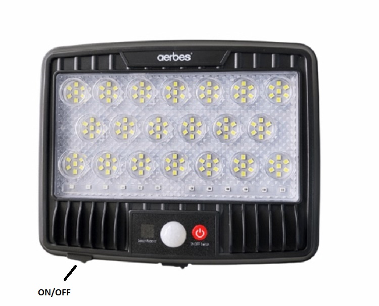 Solar 152 Solární LED světlo s PIR čidlem 152x LED