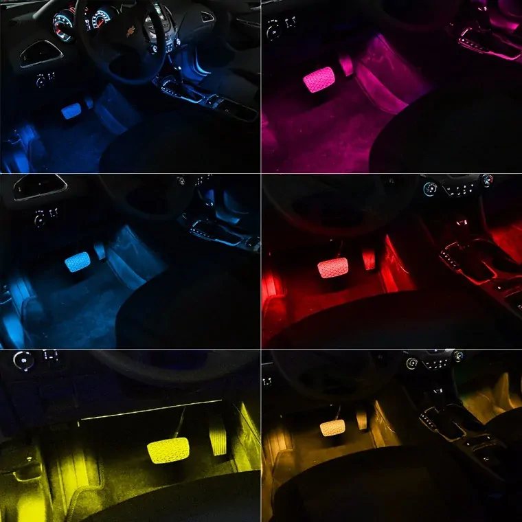 Lighting 4/9/DO Osvětlení interiéru auta RGB 4x17cm
