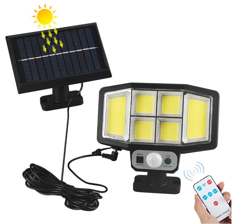 Solar S/146 Solární zahradní lampa 146x LED čistá bílá