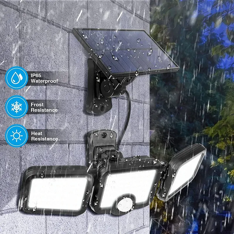 Solar 108 Solární LED světlo s PIR čidlem pohybu 108x LED