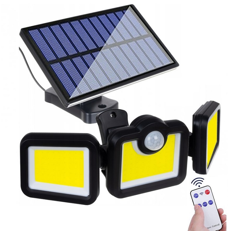 Solar 171/D Zahradní solární světlo dálkový ovladač 171x LED COB