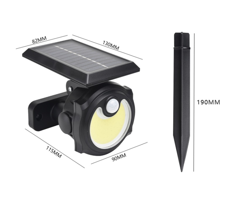 Solar S/65COB Zahradní solární světlo 56x LED