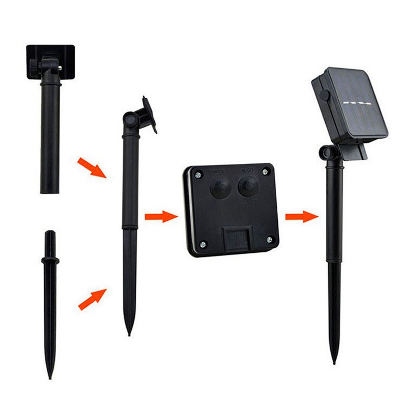 Solar H/62 Solární vánoční řetěz teplá bílá, 30LED hvězda/6Metrů