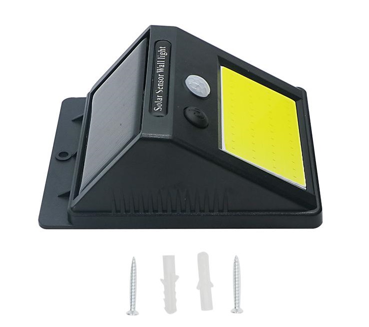 548/1 Nástěnné LED COB osvětlení s pohybovým senzorem solární