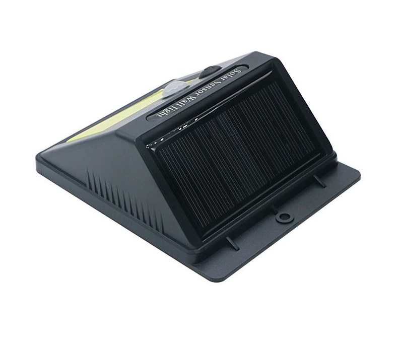548/2 Nástěnné LED COB osvětlení s pohybovým senzorem solární set 2 kusy