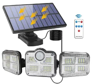 SOLAR P122 Solární nástěnné světlo s PIR čidlem