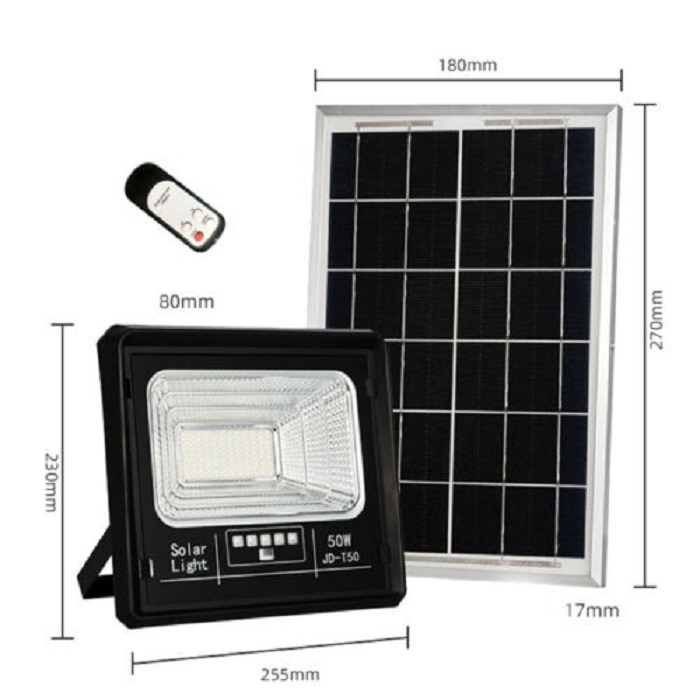 Solar-108 Solární světelný systém 50W, dálkový ovladač