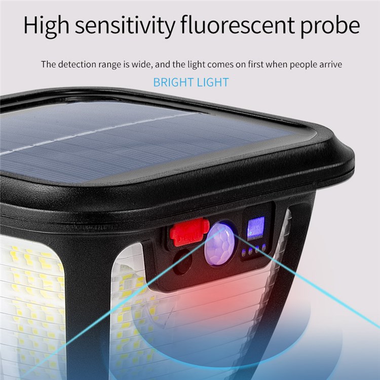 Solar 288 Solární světlo s PIR čidlem pohybu 288LED