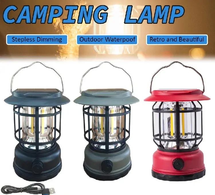 SLG03S Kempingová lampa solární