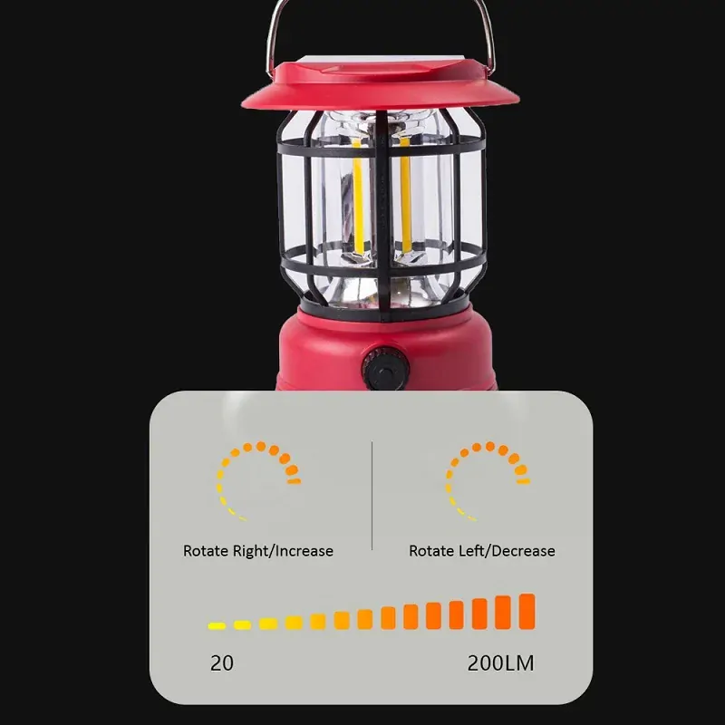 SLG03S Kempingová lampa solární